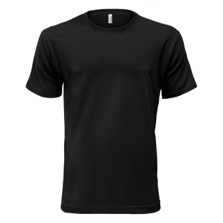 Alex Fox tričko krátky rukáv, 100% bavlna - ČIERNA
