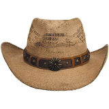 MFH slamený klobúk "COLORADO" - hnedý
