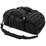 MFH TRAVEL - ruksak / cestovná taška 2 v 1, 48 L - ČIERNA