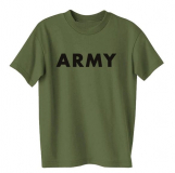 M-Tramp ARMY tričko krátky rukáv - OLIVA
