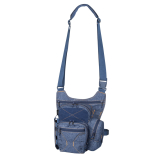 Helikon-Tex EDC SIDE BAG® - Nylon®  ramenná brašňa - MODRÁ MELÍROVANÁ