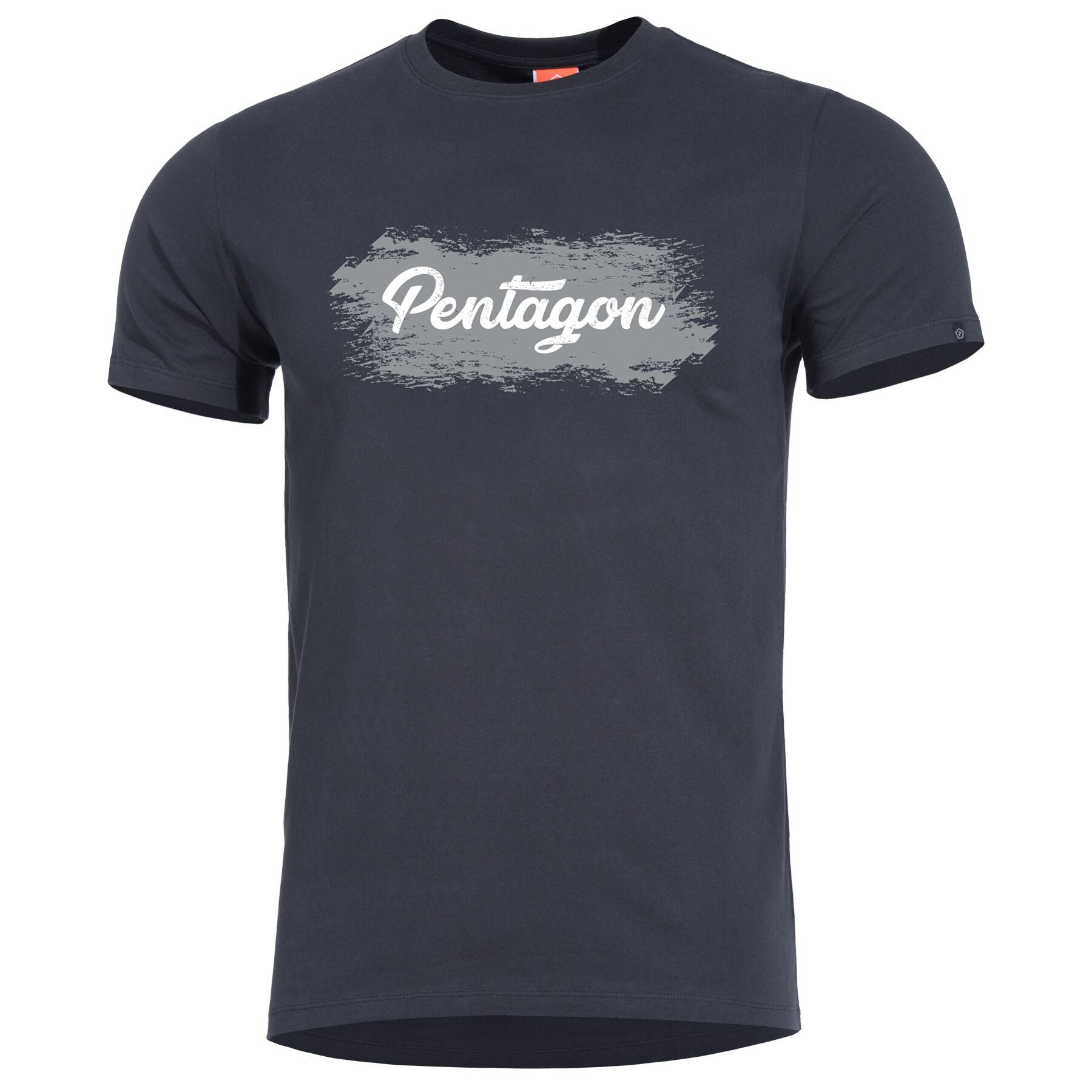 Tričko Pentagon Grunge s potlačou - čierne