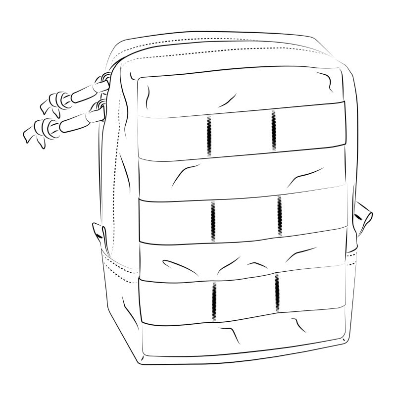 Helikon-Tex GENERAL PURPOSE CARGO® POUCH prídavná kapsa - KRYPTEK® MANDRAKE™