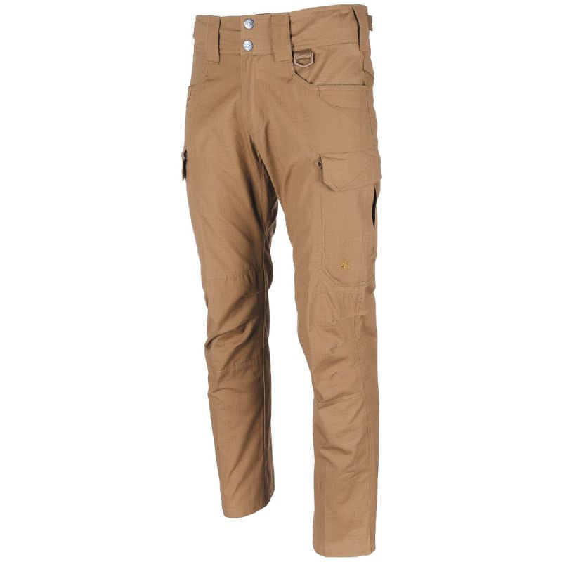 MFH taktické nohavice STORM, 100% bavlna, rip-stop - COYOTE