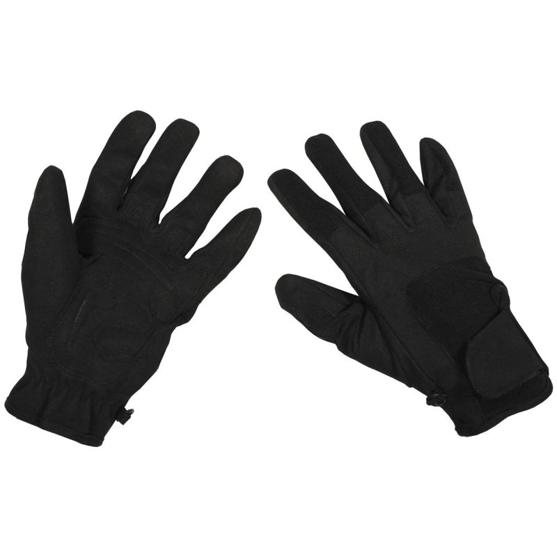 MFH Worker light takticko-pracovné rukavice - ČIERNE