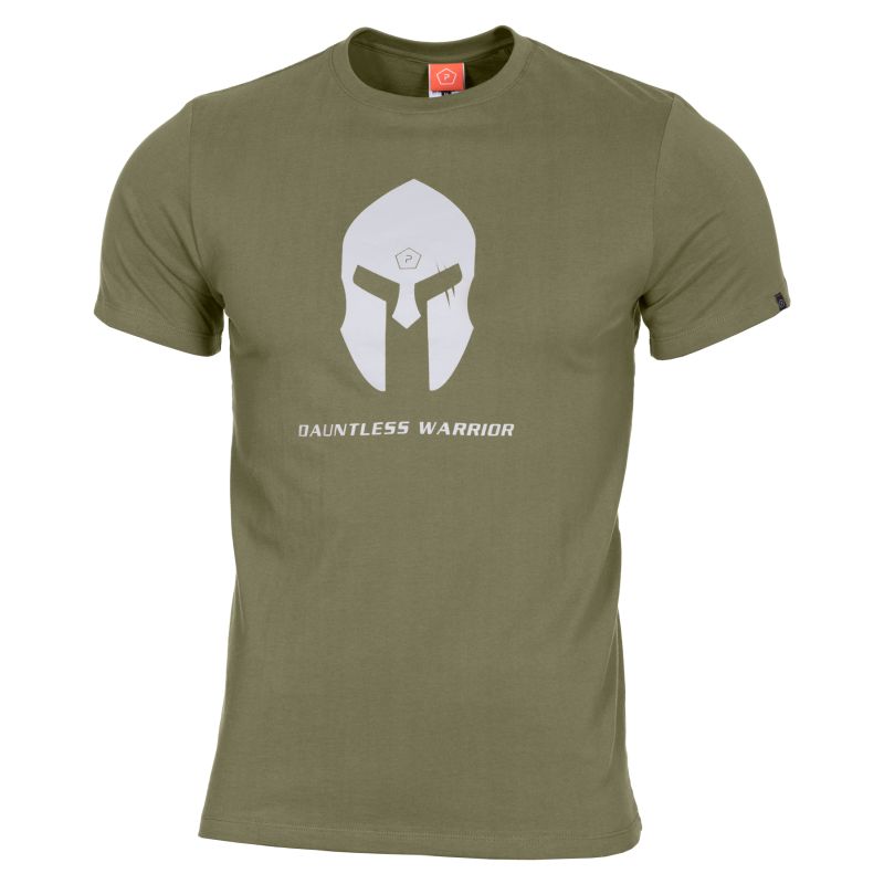 Pentagon AGERON SPARTAN HELMET tričko s potlačou - OLIVA