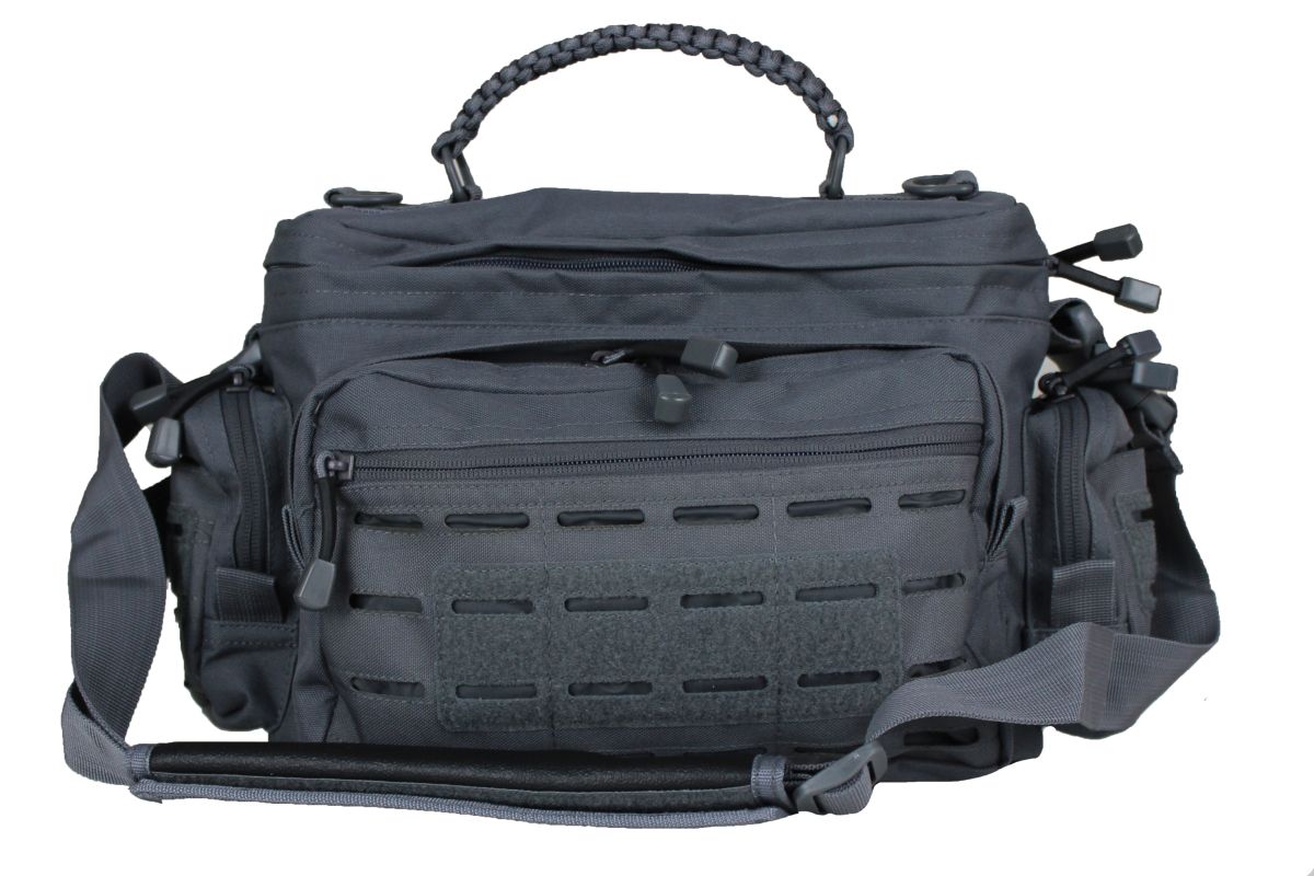 Mil-Tec malá taktická taška - kabela, M.O.L.L.E, paracord - URBAN GREY / ŠEDÁ