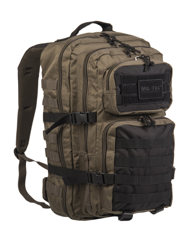Mil-Tec ruksak US ASSAULT LARGE 36L - OLIVA / ČIERNA