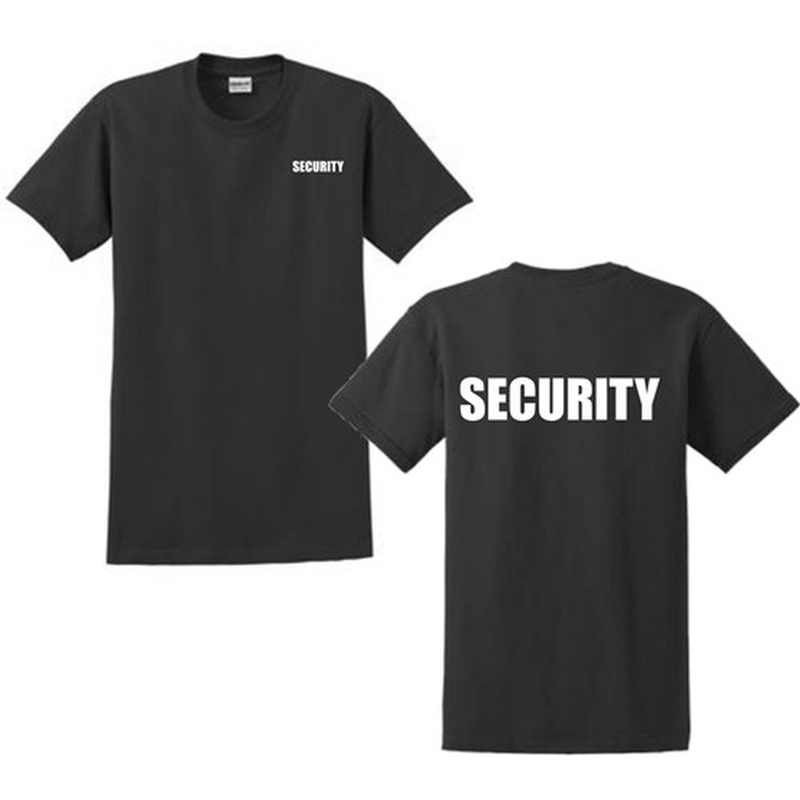 M-Tramp SECURITY tričko s potlačou - ČIERNA