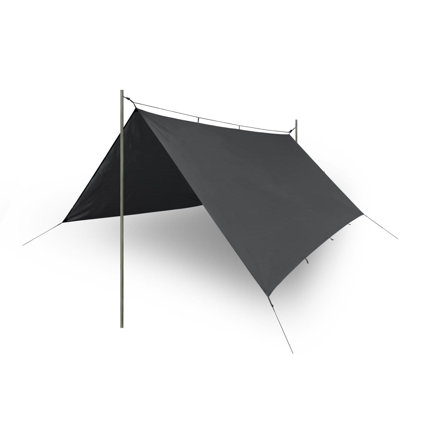 Helikon-Tex SUPERTARP® - viacúčelová nepremokavá plachta, rip-stop - SHADOW GREY