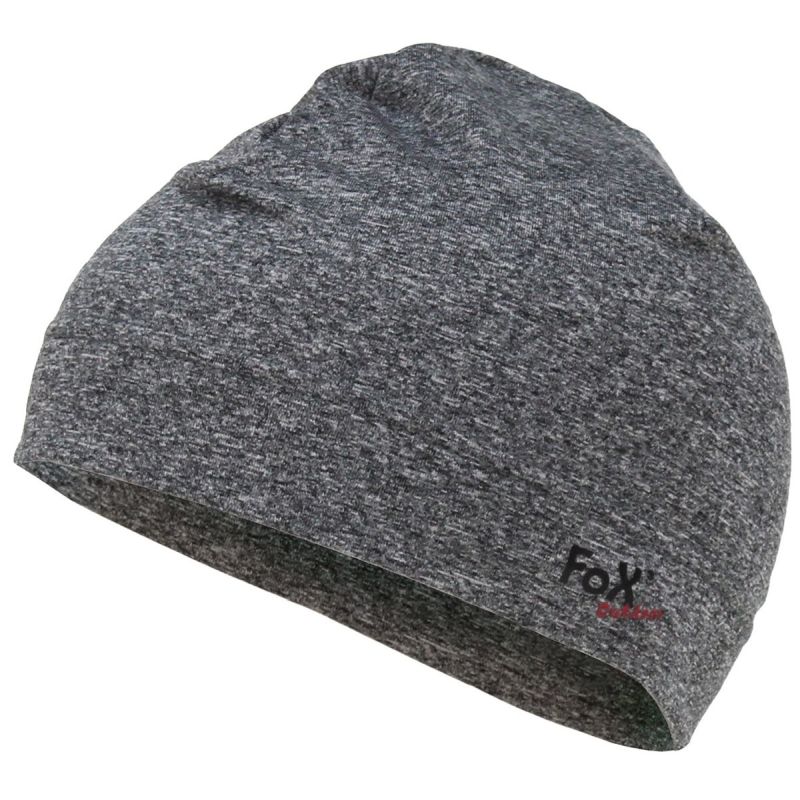 Fox Outdoor tenká bežecká čiapka RUN - ŠEDÁ