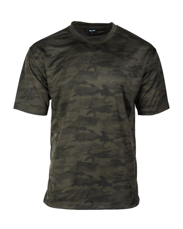 Mil-Tec Urban Mesh T-shirt - funkčné tričko krátky rukáv - WOODLAND
