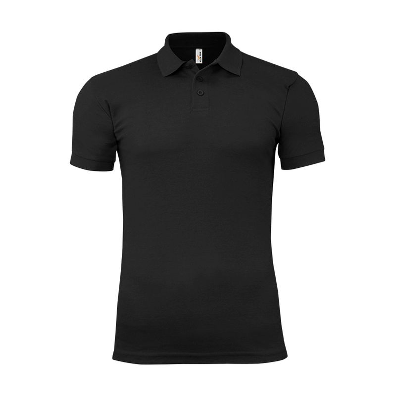 Alex Fox IDAHO pánske POLO tričko - ČIERNA