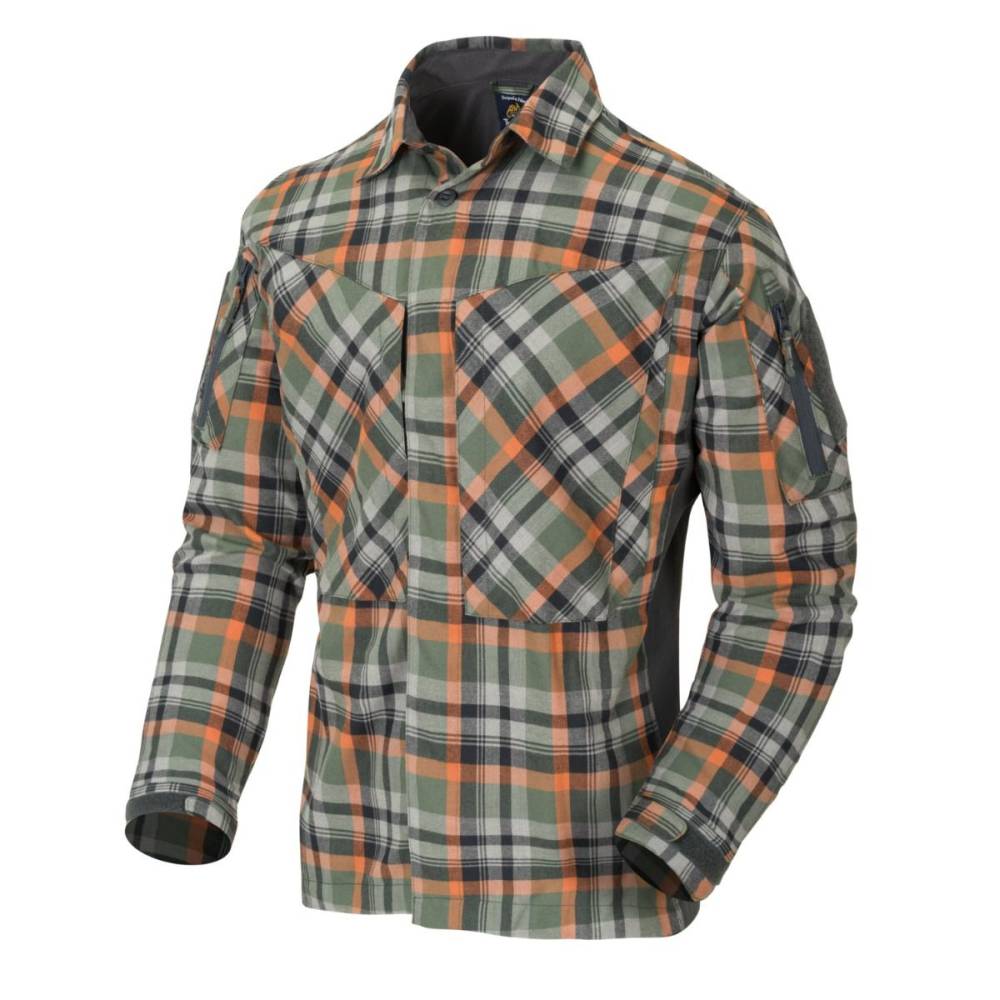 Helikon-Tex košeľa MBDU Flannel Shirt® - TIMBER OLIVE PLAID