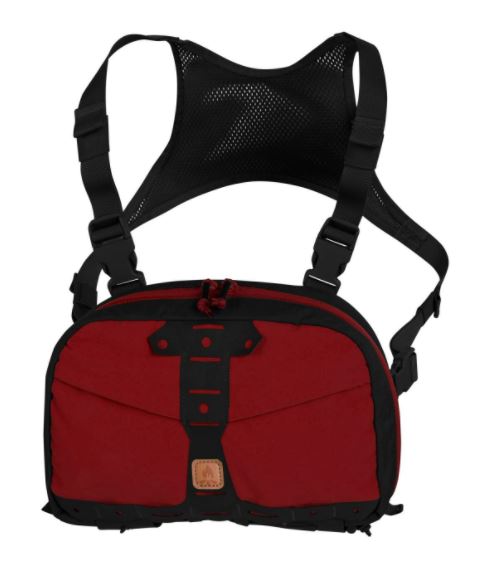 Helikon-Tex NUMBAT® náprsná taška - CRIMSON SKY / ČIERNA