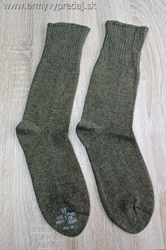 Ponožky vojenské zimné - originál ČSĽA, nové