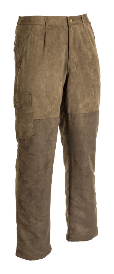 M-Tramp poľovnícke nohavice zateplené - MICROCORD, poľovnícka olivovo hnedá