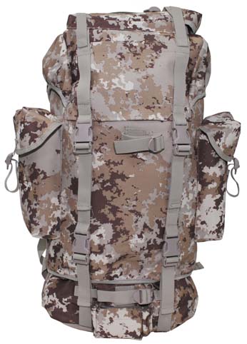 Armádny bojový ruksak - 65 litrov - VEGETATO DESERT