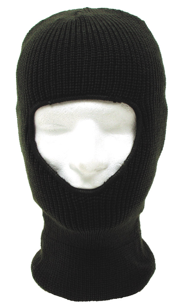 Kukla "BALACLAVA", pletená, 1 otvor - OLIVA