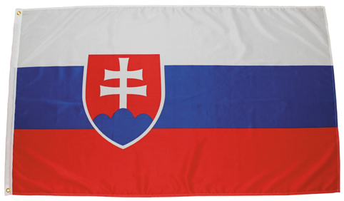 Zástava - vlajka SLOVENSKO, 90x150cm