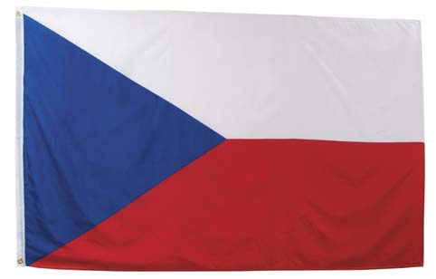 Zástava - vlajka ČESKO, 90x150cm