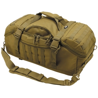 MFH TRAVEL - ruksak / cestovná taška 2 v 1, 48 L - COYOTE