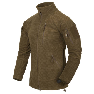 Helikon-Tex ALPHA TACTICAL Jacket, Grid Fleece - COYOTE
