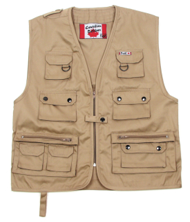 Outdoorová vesta "Canadian Style" - KHAKI