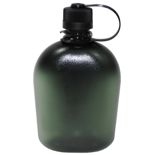 MFH priehľadná poľná fľaša 1L, Gen.II, BPA Free - OLIVA