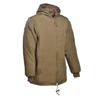 M-Tramp DUBON softshellová bunda, podšívka, kapucňa - COYOTE