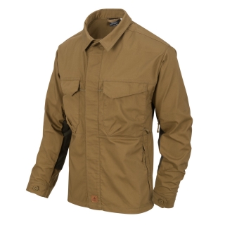 Helikon-Tex blúza WOODSMAN SHIRT® - COYOTE / TAIGA GREEN