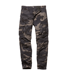 Vintage Industries nohavice REEF PANTS - DARK CAMO