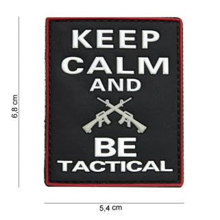 Reintex PVC nášivka KEEP CALM AND BE TACTICAL