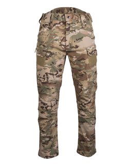 Mil-Tec softšelové outdoorové nohavice ASSAULT - MULTICAM